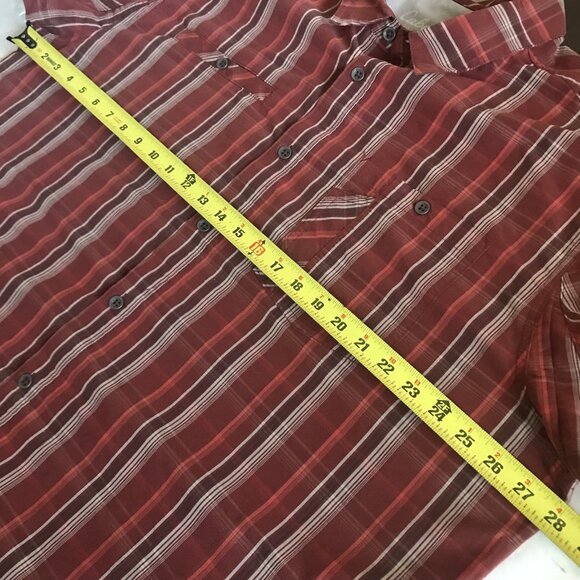 Cabela's Button Up Plaid Shirt Men’s Size 2X Short Sleeve Collared Casual Cotton - Picture 5 of 6